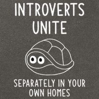 Turtle Pun Introverts Unite Funny Jokes Sarcastic Cotton Canvas Backpack