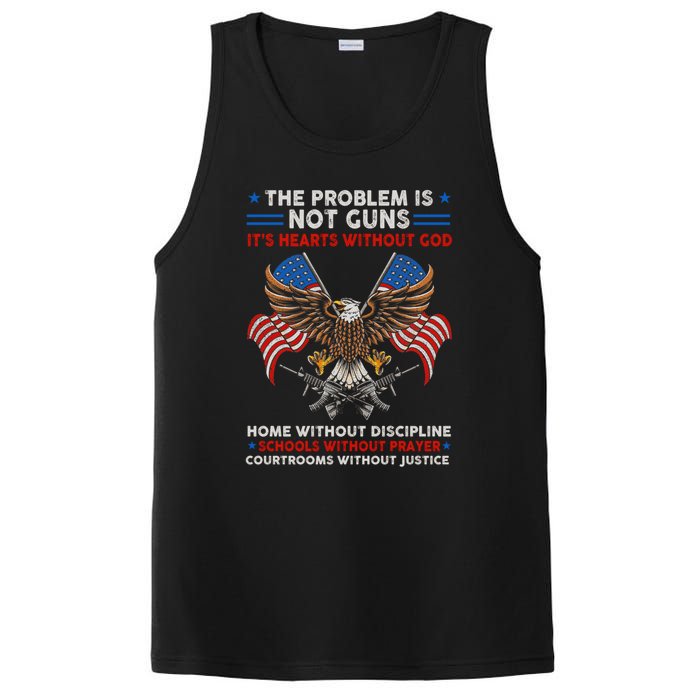 The Problem Is Not Guns ItS Hearts Without God PosiCharge Competitor Tank