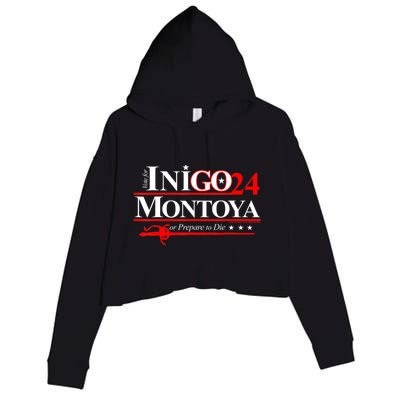 The Princessbride Inigo Montoya For President 2024 Crop Fleece Hoodie