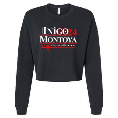 The Princessbride Inigo Montoya For President 2024 Cropped Pullover Crew