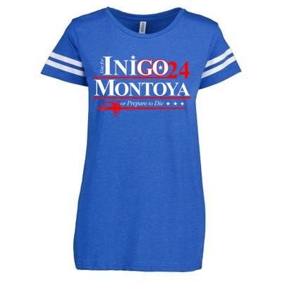 The Princessbride Inigo Montoya For President 2024 Enza Ladies Jersey Football T-Shirt