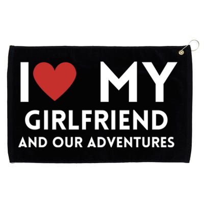 Travel Partners I Love My Friend And Our Adventures Gift Grommeted Golf Towel