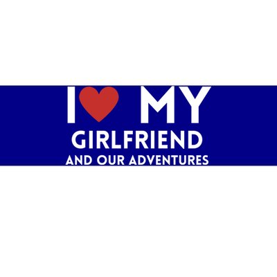 Travel Partners I Love My Friend And Our Adventures Gift Bumper Sticker