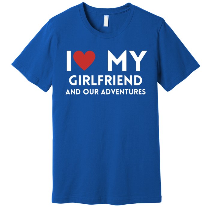 Travel Partners I Love My Friend And Our Adventures Gift Premium T-Shirt