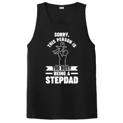 This Person Is Too Busy Being A Stepdad Stepdad Great Gift PosiCharge Competitor Tank