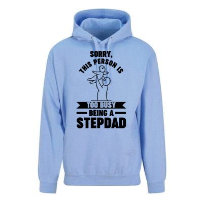 This Person Is Too Busy Being A Stepdad Stepdad Great Gift Unisex Surf Hoodie