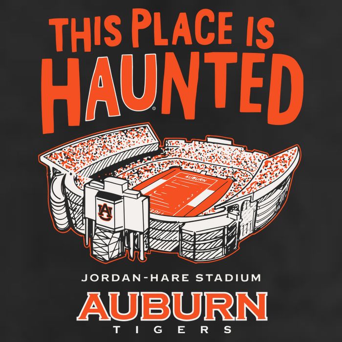 This Place Is Haunted Jordan Hare Stadium Football Team Lover Cool Comfort Performance Bucket Hat