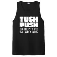 Tush Push In The City Of Brotherly Shove Funny Football PosiCharge Competitor Tank