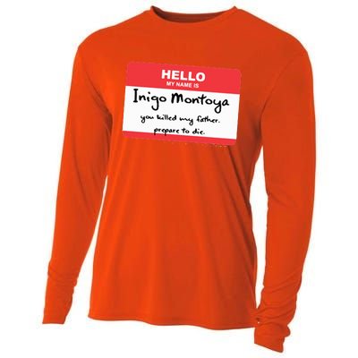 The Princess Inigo Montoya Name Tag Cooling Performance Long Sleeve Crew