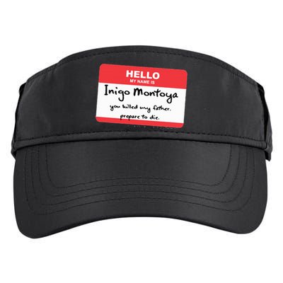 The Princess Inigo Montoya Name Tag Adult Drive Performance Visor