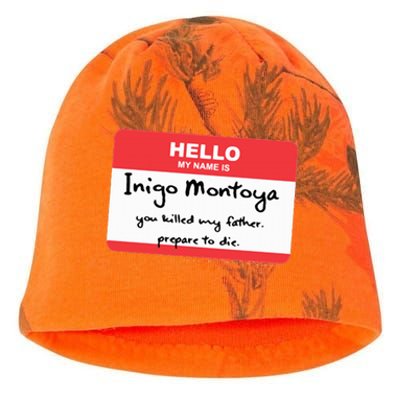 The Princess Inigo Montoya Name Tag Kati - Camo Knit Beanie