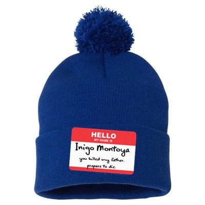 The Princess Inigo Montoya Name Tag Pom Pom 12in Knit Beanie