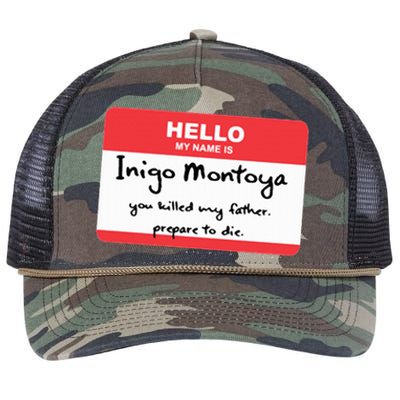 The Princess Inigo Montoya Name Tag Retro Rope Trucker Hat Cap