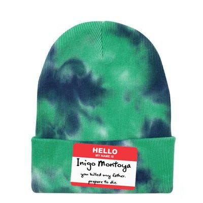 The Princess Inigo Montoya Name Tag Tie Dye 12in Knit Beanie