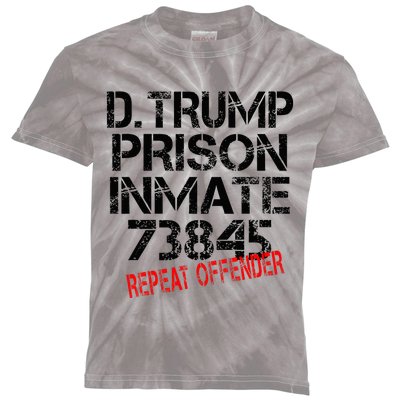 Trump Prisoner Inmate Kids Tie-Dye T-Shirt