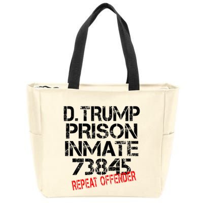 Trump Prisoner Inmate Zip Tote Bag