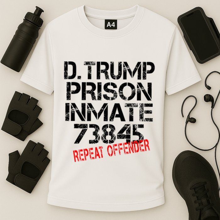 Trump Prisoner Inmate Cooling Performance Crew T-Shirt