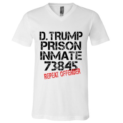 Trump Prisoner Inmate V-Neck T-Shirt