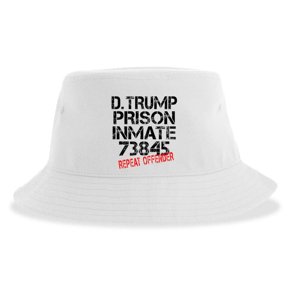 Trump Prisoner Inmate Sustainable Bucket Hat