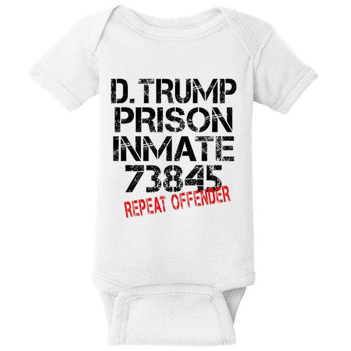 Trump Prisoner Inmate Baby Bodysuit