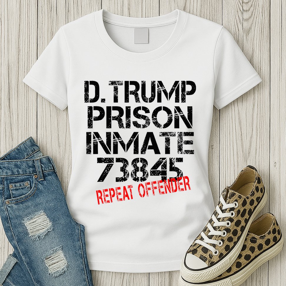 Trump Prisoner Inmate Womens T-Shirt