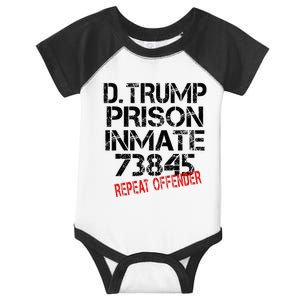 Trump Prisoner Inmate Infant Baby Jersey Bodysuit