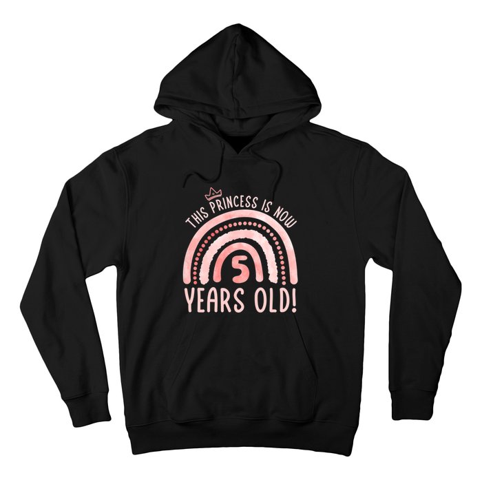  This Princess is 5 Years Old! 5th Birthday Fifth Birthday Hoodie