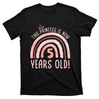  This Princess is 5 Years Old! 5th Birthday Fifth Birthday T-Shirt