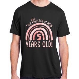  This Princess is 5 Years Old! 5th Birthday Fifth Birthday Adult ChromaSoft Performance T-Shirt