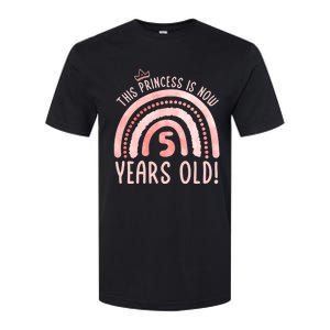  This Princess is 5 Years Old! 5th Birthday Fifth Birthday Softstyle CVC T-Shirt