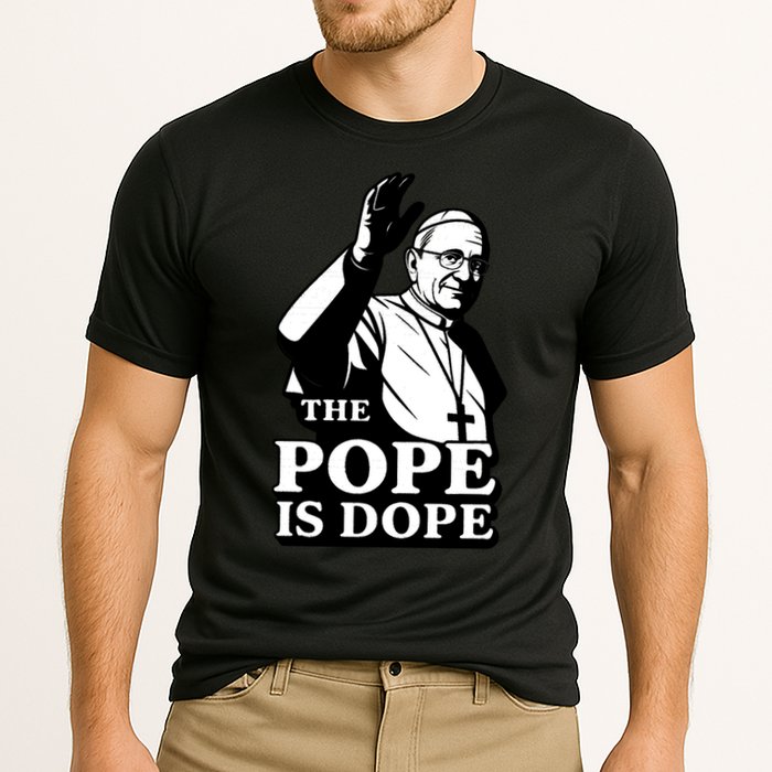 The Pope Is Dope Pope Leo XIV Cooling Performance Crew T-Shirt