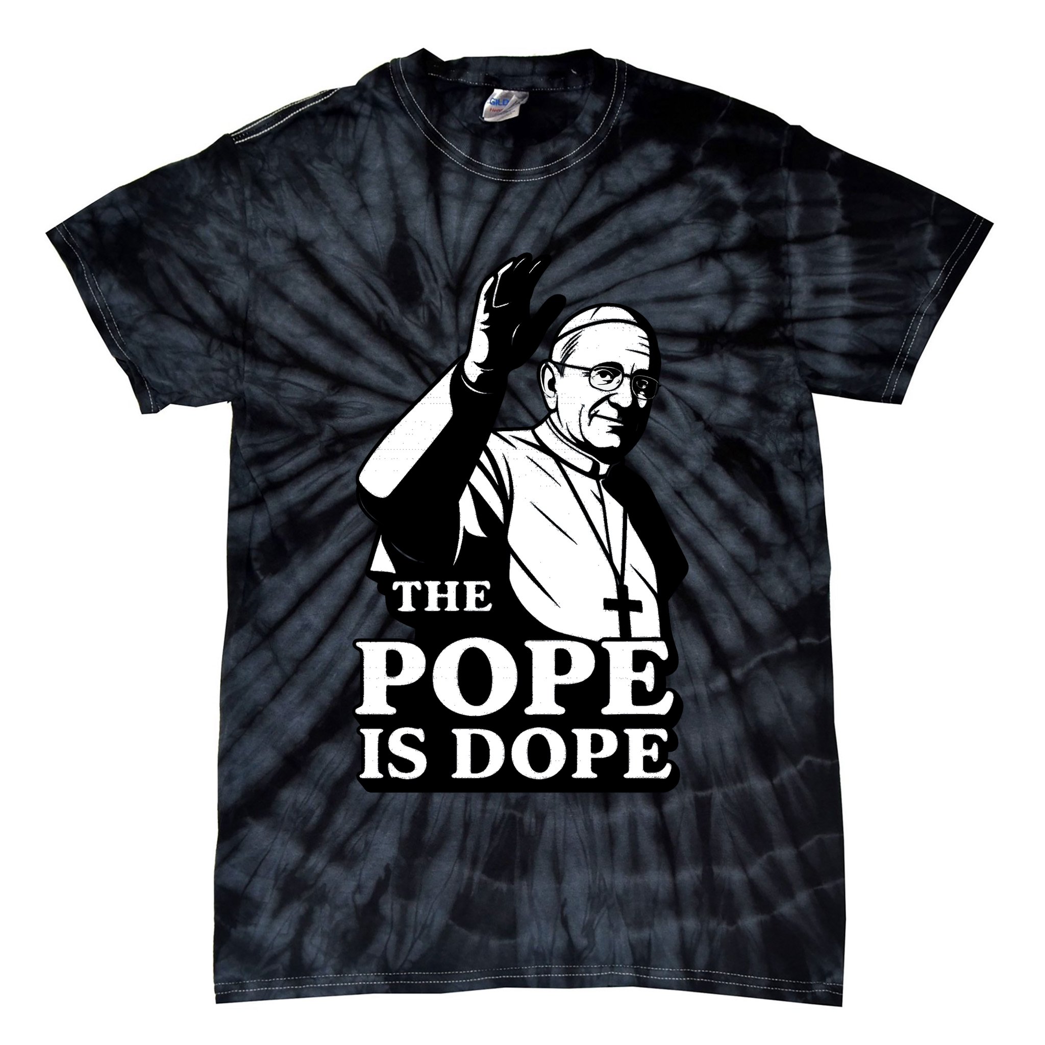 The Pope Is Dope Pope Leo XIV Tie-Dye T-Shirt