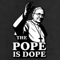 The Pope Is Dope Pope Leo XIV Golf Towel