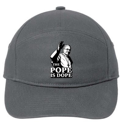 The Pope Is Dope Pope Leo XIV 7-Panel Snapback Hat