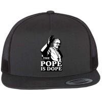 The Pope Is Dope Pope Leo XIV Flat Bill Trucker Hat