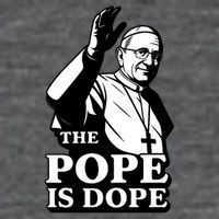 The Pope Is Dope Pope Leo XIV 25L Jumbo Tote