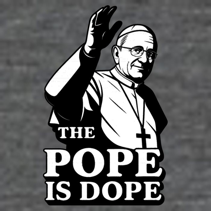 The Pope Is Dope Pope Leo XIV 25L Jumbo Tote