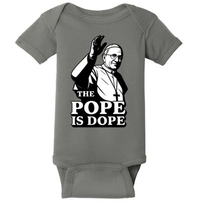 The Pope Is Dope Pope Leo XIV Baby Bodysuit
