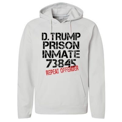 Trump Prisoner Inmate Performance Fleece Hoodie