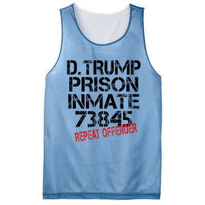 Trump Prisoner Inmate Mesh Reversible Basketball Jersey Tank