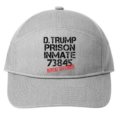 Trump Prisoner Inmate 7-Panel Snapback Hat