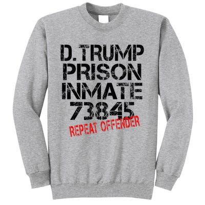 Trump Prisoner Inmate Tall Sweatshirt