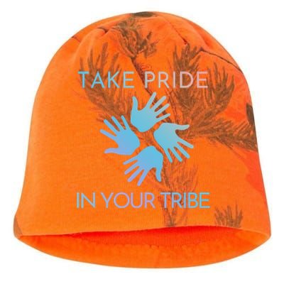 Take Pride In Your Tribe Meaningful Gift Kati - Camo Knit Beanie