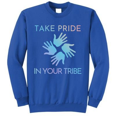 Take Pride In Your Tribe Meaningful Gift Tall Sweatshirt