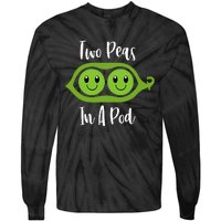 Two Peas In A Pod Couples Matching Best Friend Tie-Dye Long Sleeve Shirt