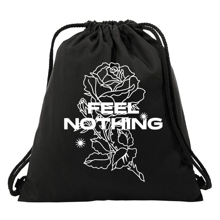 The Plot In You Feel Nothing Drawstring Bag