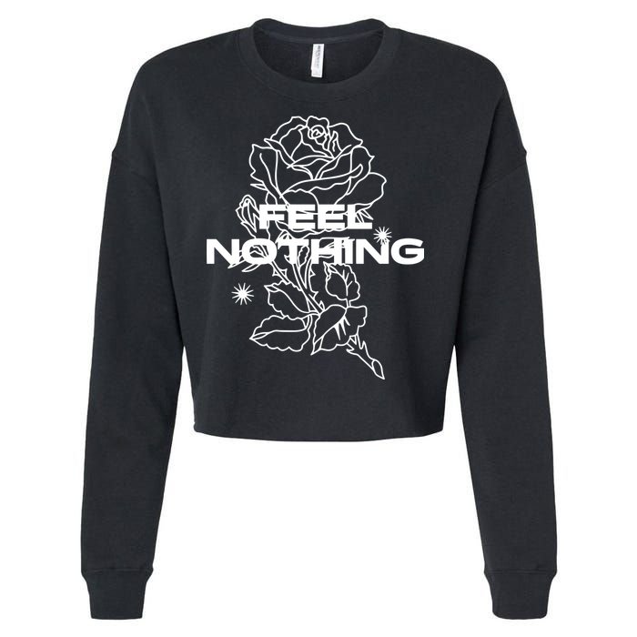 The Plot In You Feel Nothing Cropped Pullover Crew