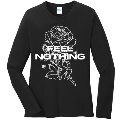The Plot In You Feel Nothing Ladies Long Sleeve Shirt