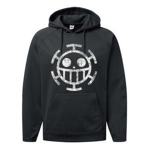 Trafalgar Pirate Jolly Roger Performance Fleece Hoodie