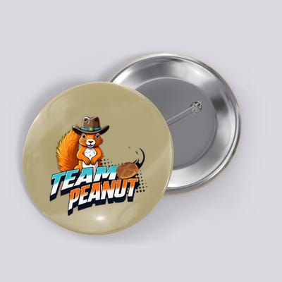 Team Peanut Justice For Peanutthe Squirrel In A Cowboy Hat Button